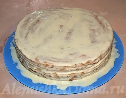 Saffron torta receptje egy fotót