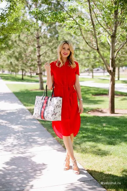 Street Fashion hölgy egy piros ruha 50 legérzékibb árnyalatai