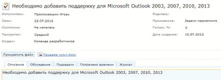 Kezelése az üzleti folyamatok és feladatok az MS Outlook