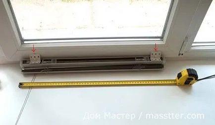 jaluzele Instalarea pentru ferestre din plastic