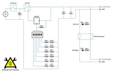 Универсално захранване за breadboard с ръцете си