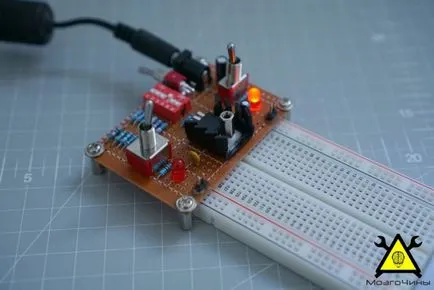 Универсално захранване за breadboard с ръцете си