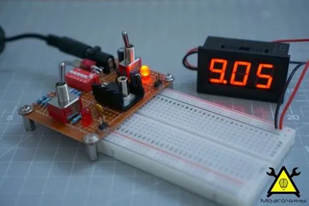 Универсално захранване за breadboard с ръцете си