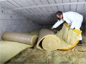 Izolarea mansarda cu instructiuni minerala tehnologie lână