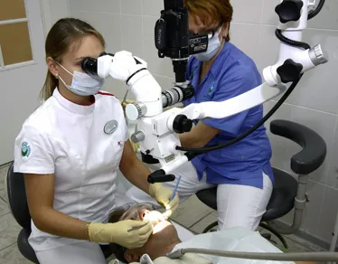 Endodontic kezelés fogászati ​​mikroszkóp evolúció XR6 csoport