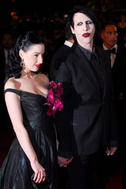 Megdöbbentő, a szenvedély és a nagy szerelmi történet Marilyn Manson és Dita Von Teese