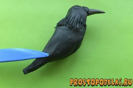 Crow plastilină, pur și simplu meserii