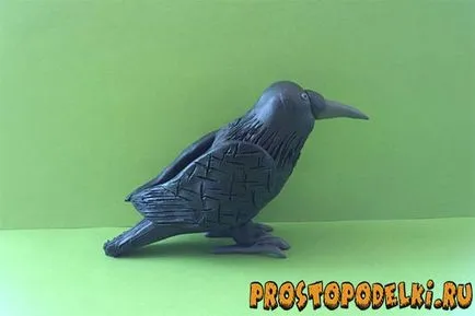 Crow plastilină, pur și simplu meserii