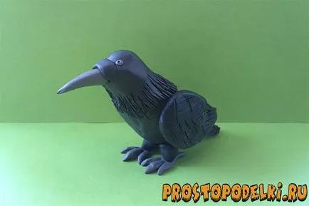 Crow plastilină, pur și simplu meserii