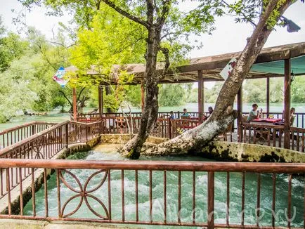 Manavgat Waterfall Törökország közelében Side