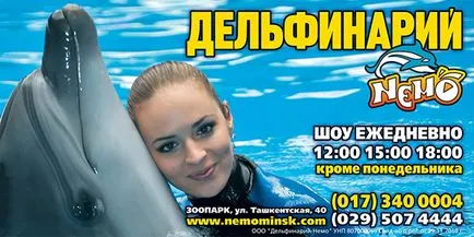Óra dolphinarium Minszkben