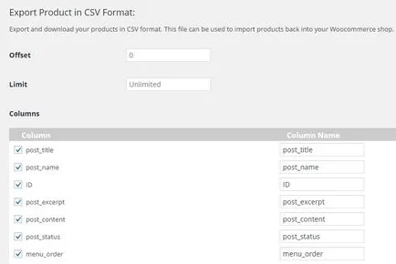 Woocommerce exportul de produse de import, se transferă mărfurile la un alt magazin - top