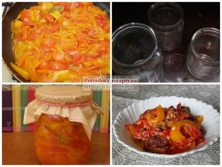 Заготовки от пипер и домати най-добрите рецепти с стъпка по стъпка снимки