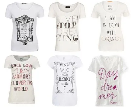 T-shirt pentru femei - tendinte de moda, ce să poarte, fotografii