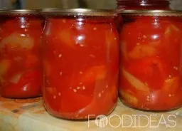 Лютивка на пипер (без домати) - рецепта със снимки
