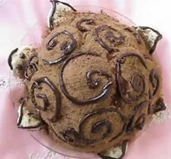 6 receptek „teknős” torta