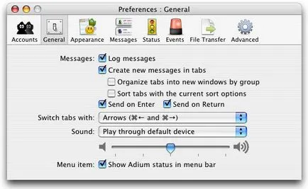 Adium - az egyik legjobb im-kliens a Mac OS X