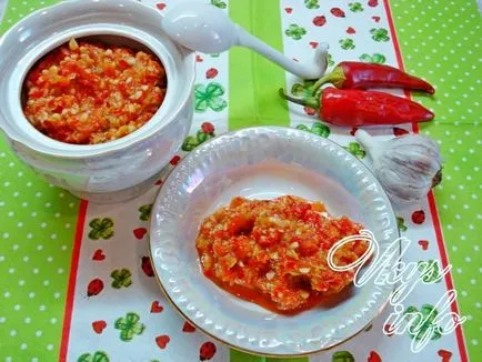 Лютивка на чушки без домати рецепта със снимка