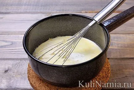 Fettuccine recept gombával és sonkával