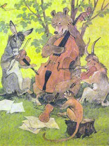 Fabula asociată cu muzica - fabula Krîlov despre muzica - Ora Copiilor