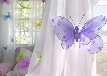 Пеперуди за завеси с ръце