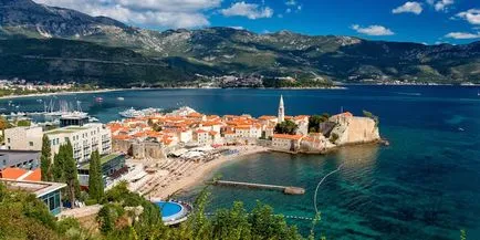 Budva face în capitala balneară Muntenegru