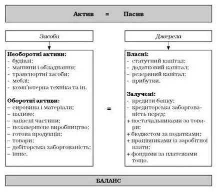 Echilibrul structura foaie, conținut, scop - Contabilitate