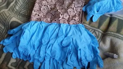 Eco-рокля за една дама на медицински ръкавици