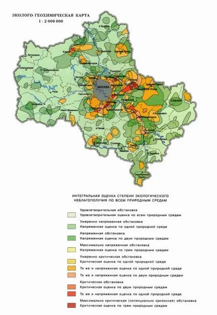 Környezeti Moszkva körül és kiválasztási telek építési villák