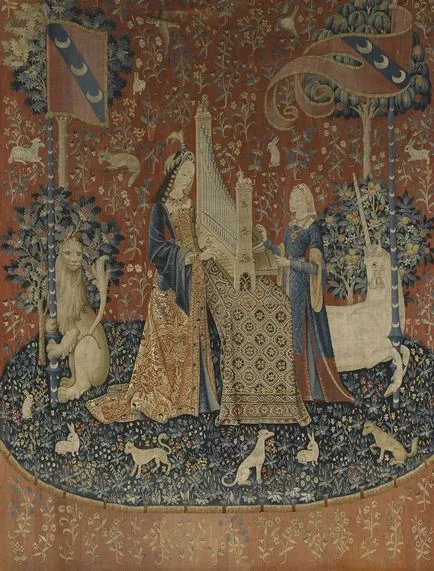 tapiserii franceze Lady și Unicorn - Unicorn