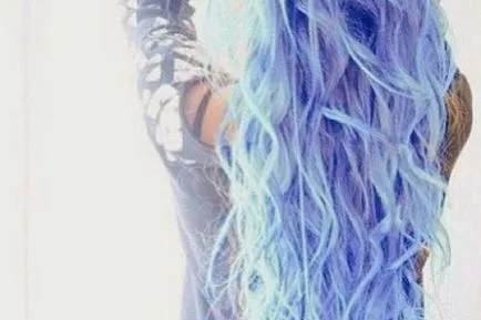 Kék haj - divat, - ez jó!