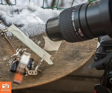 Как да снимам снежинки 1