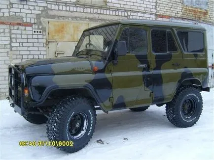 Cum să picteze camuflaj UAZ propriile mâini