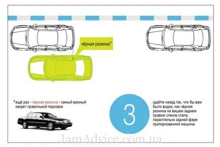 Как да паркирате на заден ход (Схема инструкция)