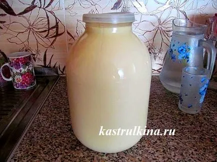 Hogyan készítsünk erjesztett sült tej otthon
