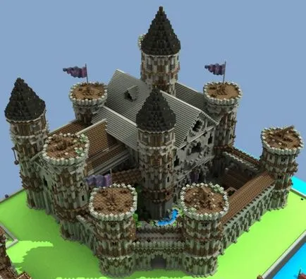 Hogyan lehet a Minecraft, engedje №9 tető, hogyan lehet egy tető maynkraft