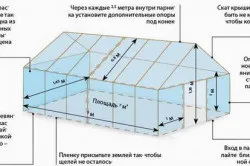 В основата на оранжериите с ръцете си варианти, последователността на работа