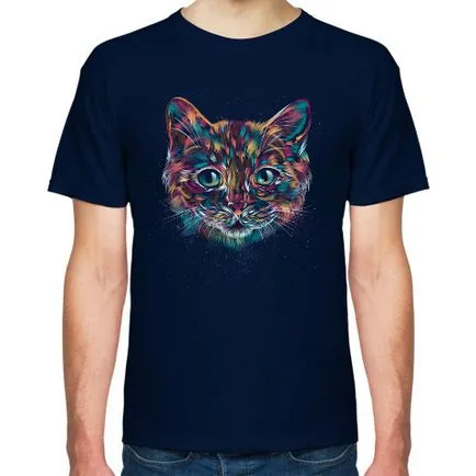 Shirt Abstract Cat - vásárolni online áruház