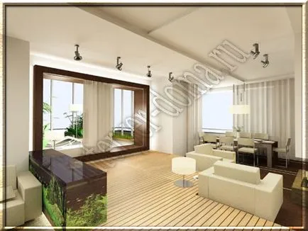 Как да визуално разширяване на пространството на апартамента, в интериора на дома