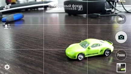 Camera Samsung Galaxy S 5 vozmozhnsoti - fut a sebességet és a fókusz beállításokat