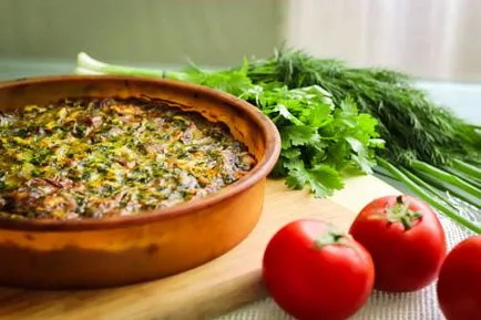 Quiche cu pui și ciuperci (fără testare), o colecție completă de rețete mese cu conținut caloric scăzut, cu fotografii și