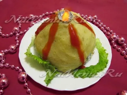 Burgonya Volcano - recept fotókkal