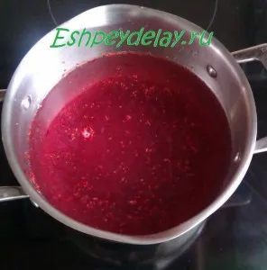 Cranberry мус с грис - рецепта със снимки