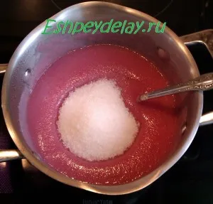 Cranberry мус с грис - рецепта със снимки