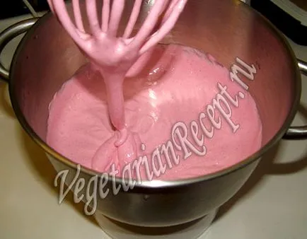 Cranberry mousse - lépésről lépésre recept fotók