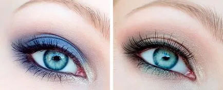 Красив грим за сини очи