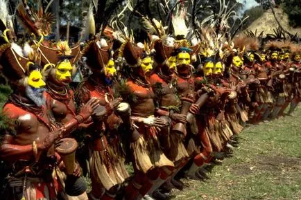 Most táncok - táncokat a világ népeinek tradicionális tánc pápua