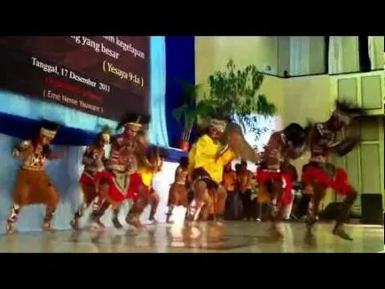 Повечето танци - танци на народите на световните традиционни танци папуасите