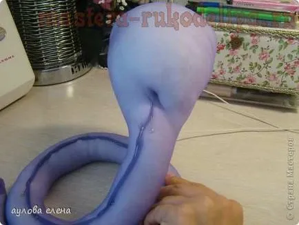 Майсторски клас на шевни играчки от найлон змия