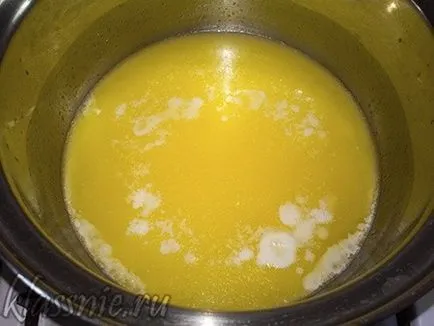 Ghee - изяснени масло рецепта, използването и лечение на Аюрведа, хладно